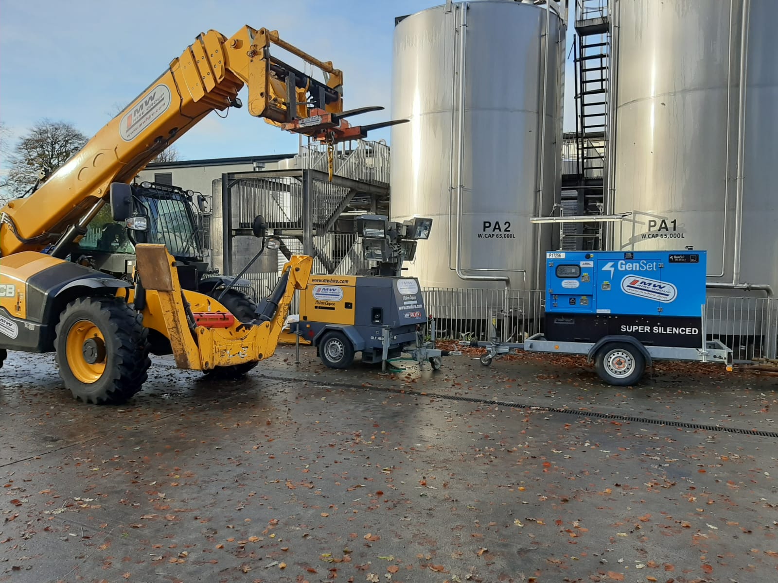 Out on hire this morning